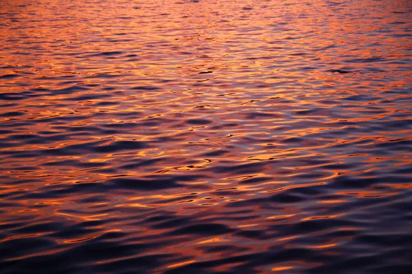 Beauty Colors Waves Water Summer Sunset Close Shot — Stock Photo, Image