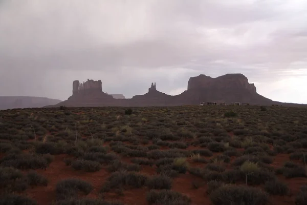 Die Riesigen Berge Des Monument Valley Der Wüste Von Utah — Stockfoto