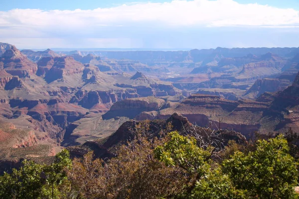 Kilátás Egy Megfigyelési Pont Grand Canyon Nemzeti Park Arizona — Stock Fotó