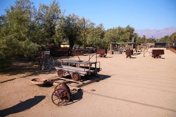 Que Reste Ruée Vers Dans Désert Death Valley Californie — Photo