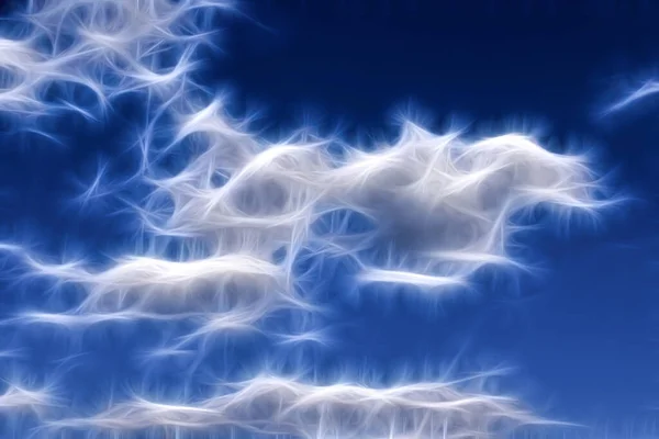 Abstract white clouds on the blue sky