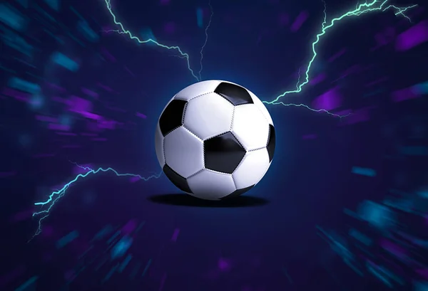 Soyut arkaplanda futbol topu, Katar 2022