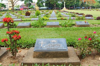 KANCHANABURI WAR CEMETERY clipart