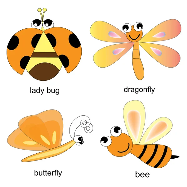 Insectes — Image vectorielle