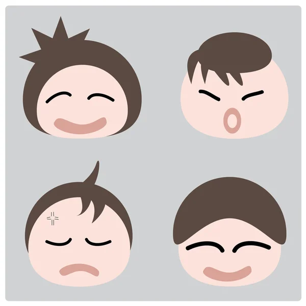 Faces — Stock Vector