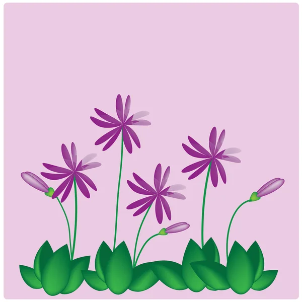 Flores — Vector de stock