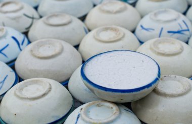 Hindistan cevizi sütü ve un Tay tatlı yapılmış