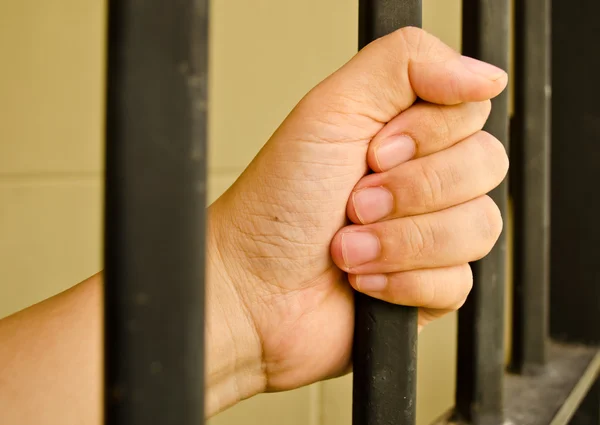 Hand van de gevangene — Stockfoto