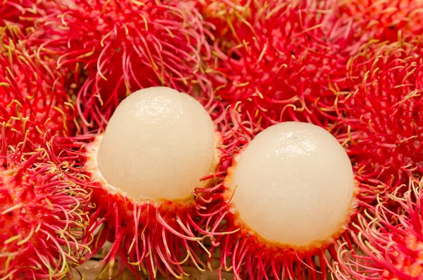 Close up de frutas do Rambutão — Fotografia de Stock
