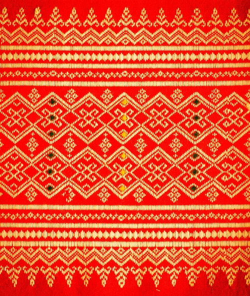 Thai style fabric — Stock Photo, Image