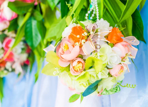 Bonita flor decoração de casamento — Fotografia de Stock