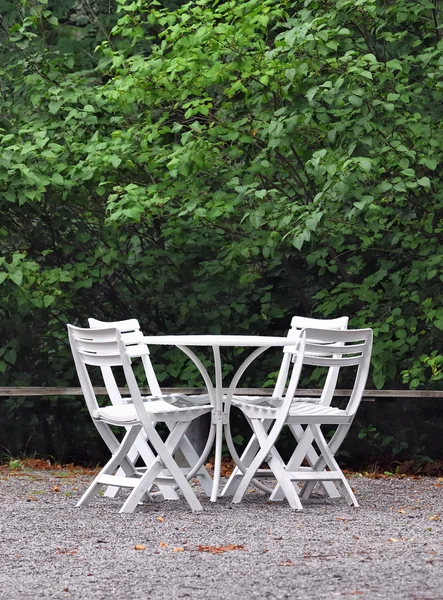 Udenfor terrasse - Stock-foto