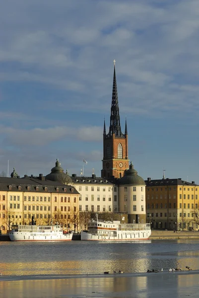 Riddarholmen στο κέντρο της Στοκχόλμης — Φωτογραφία Αρχείου