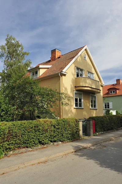 スウェーデンの中流階級の家 — ストック写真