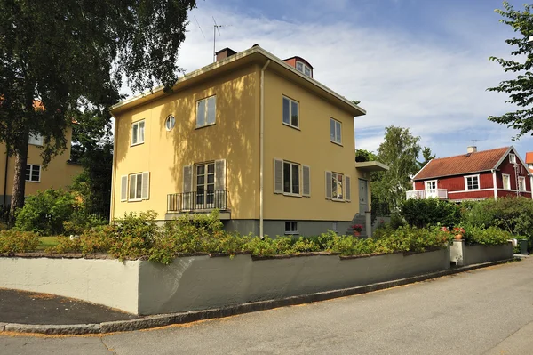 Maison suédoise de classe moyenne — Photo