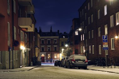 Stockholm şehir sokak
