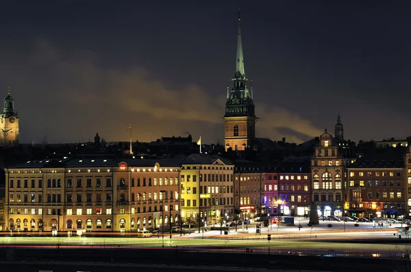 Światła w Sztokholmie — Zdjęcie stockowe