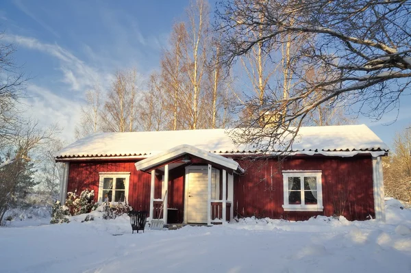 Švédský střední třída domů — Stock fotografie