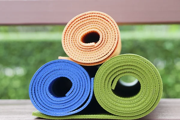 Esteras de yoga — Foto de Stock