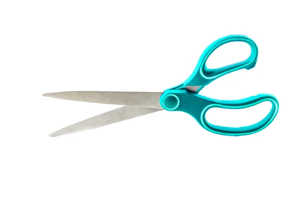 Purple scissors isolated on a white background — Stock Photo, Image