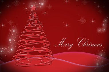 Noel ağacıyla Noel arkaplanı