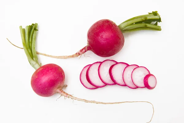 Sliced radishes — Stock Photo, Image