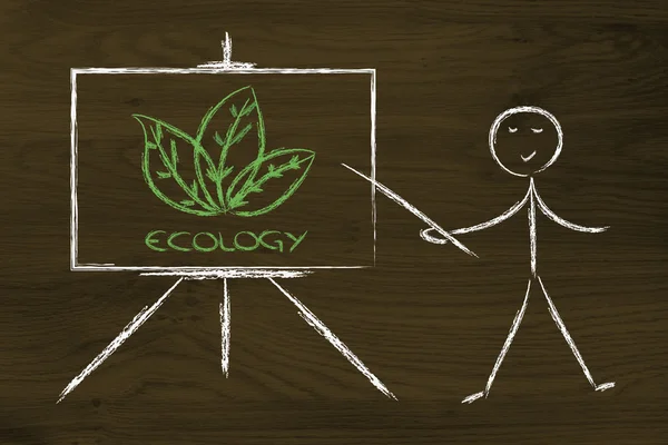 Aprender sobre ecologia — Fotografia de Stock