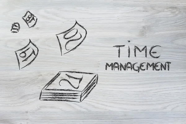 Time and project management for the global business — Stock Photo, Image