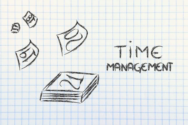 Time and project management for the global business — Stock Photo, Image