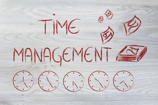 Time and project management for the global business — Stock Photo, Image