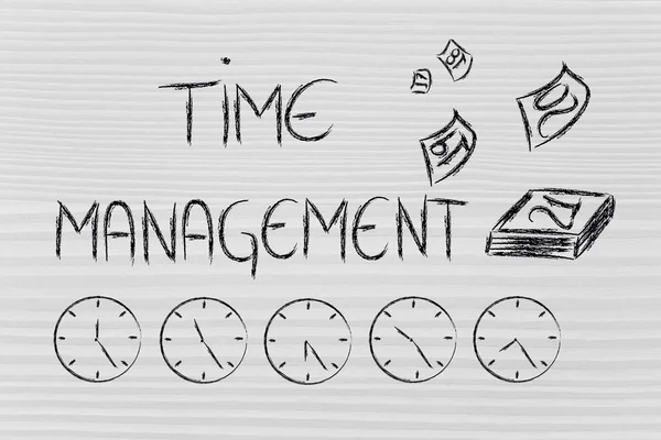 Tijd en project management voor de wereldwijde business — Stockfoto