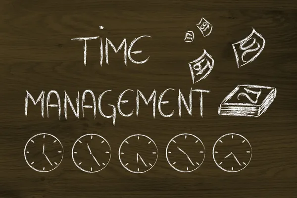 Time and project management for the global business — Stock Photo, Image