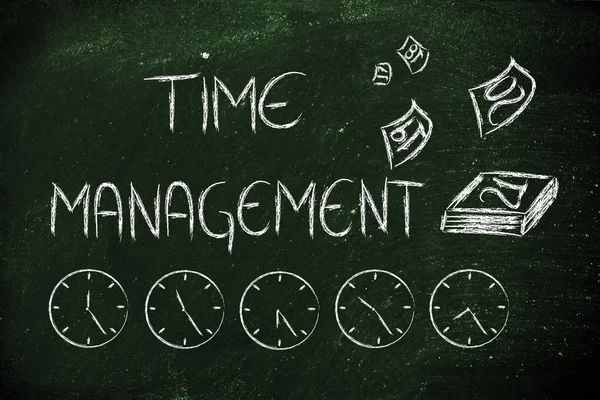 Time and project management for the global business — Stock Photo, Image