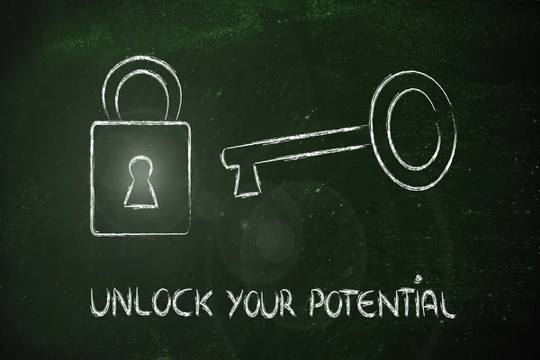 Unlock your potential — Stock Photo, Image