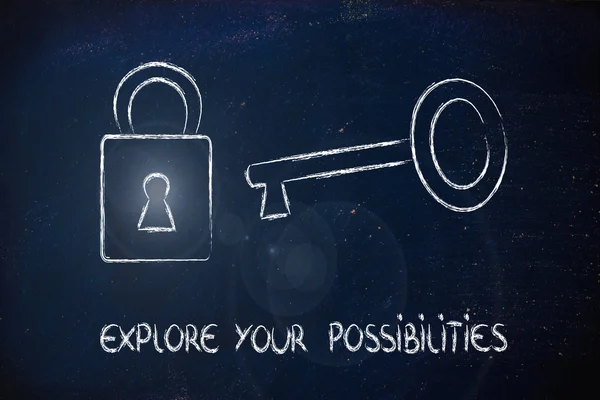 Unlock your potential — Stock Photo, Image