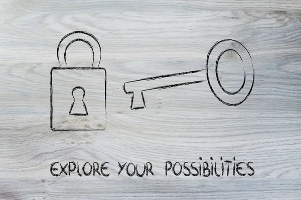 Unlock your potential — Stock Photo, Image