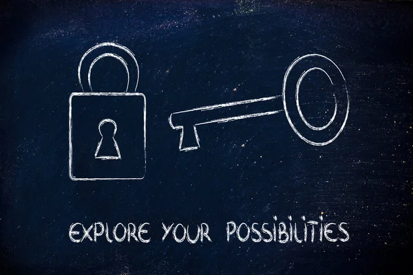 Unlock your potential — Stock Photo, Image