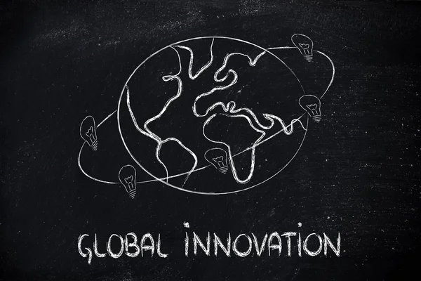 Ideeën kunnen de wereld veranderen: concept van innovatie — Stockfoto