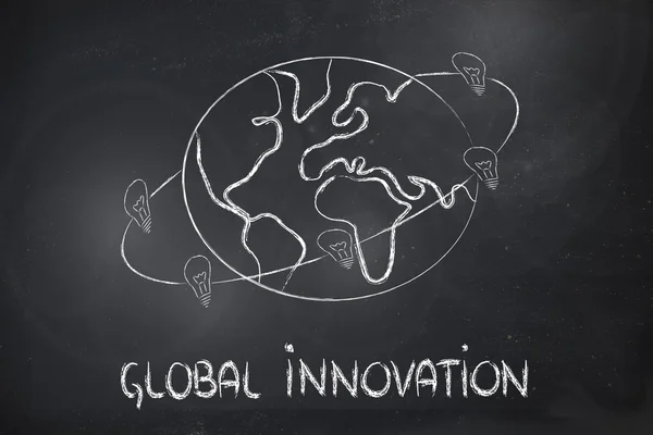 Pomysły można zmienić świat: pojęcia innowacji — Zdjęcie stockowe