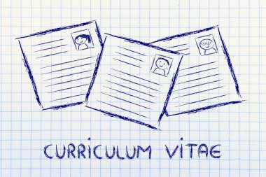 komik özgeçmiş tasarım, işe alım süreci