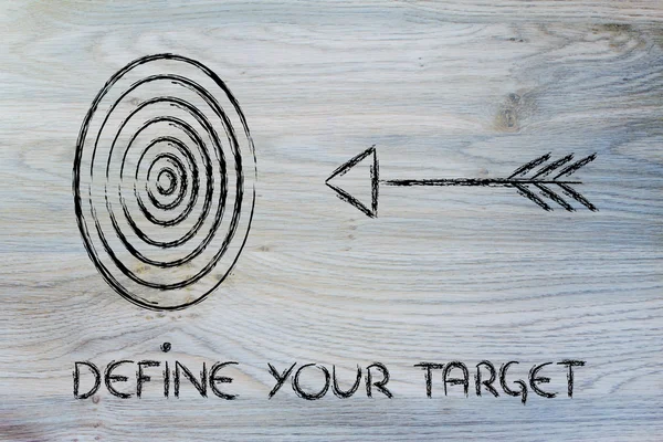 Business: definire il proprio target, raggiungere il mercato giusto — Foto Stock