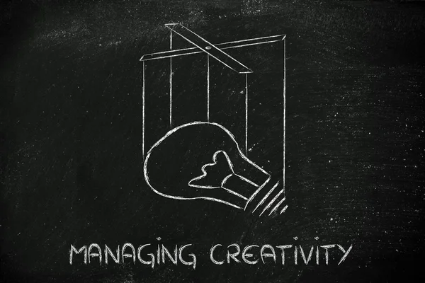 Knowledge or creativity management — Stock Photo, Image