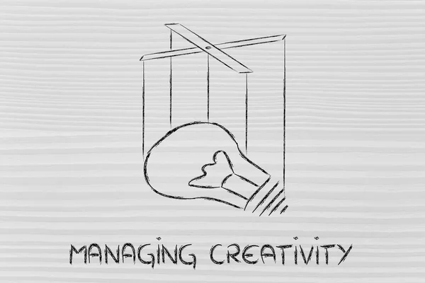 Knowledge or creativity management — Stock Photo, Image