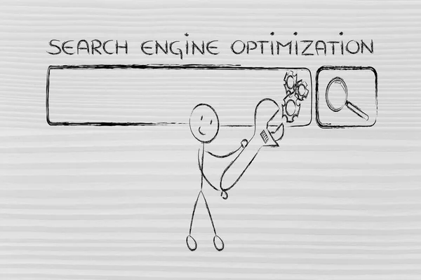 SEO, search engine optimization — Stock Photo, Image