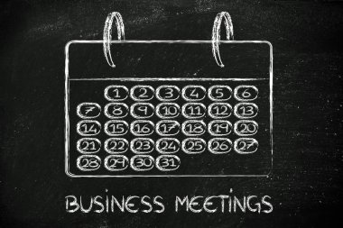 Takviminizi ve başarılarının kavramı