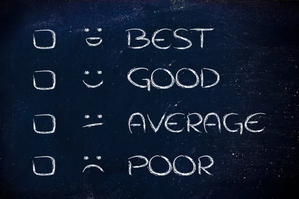 Chart to evaluate performance — Stock Photo, Image