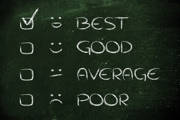 Chart to evaluate performance — Stock Photo, Image