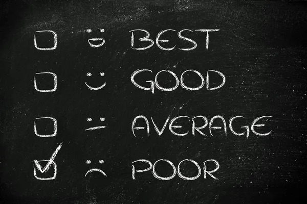 Chart to evaluate performance — Stock Photo, Image