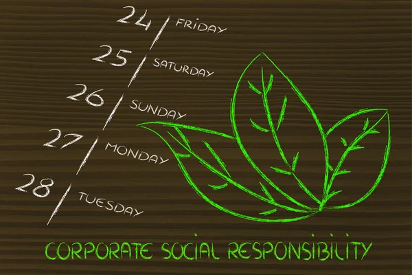 Společenská odpovědnost podniků — Stock fotografie