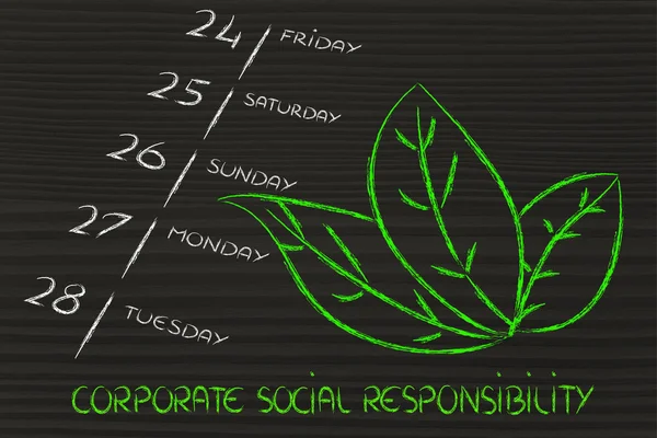 Responsabilidad social empresarial —  Fotos de Stock